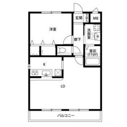 アンプルール リーブル サンハイツの物件間取画像